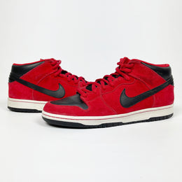 Nike SB Dunk Mid Sport Red Black 2010 - Vintagetts