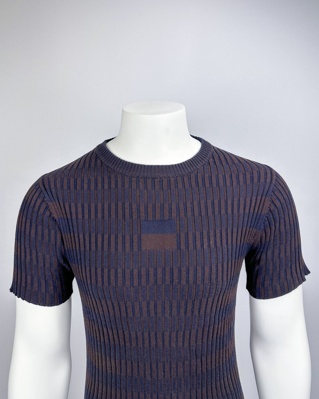 Marithé Francois Girbaud Stripped Knit Tee Top 2000's
