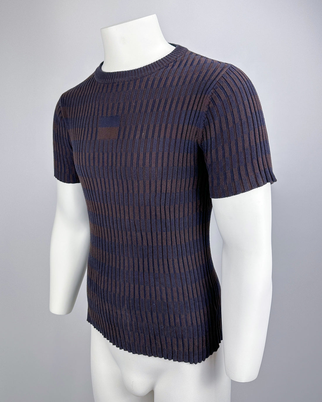 Marithé Francois Girbaud Stripped Knit Tee Top 2000's