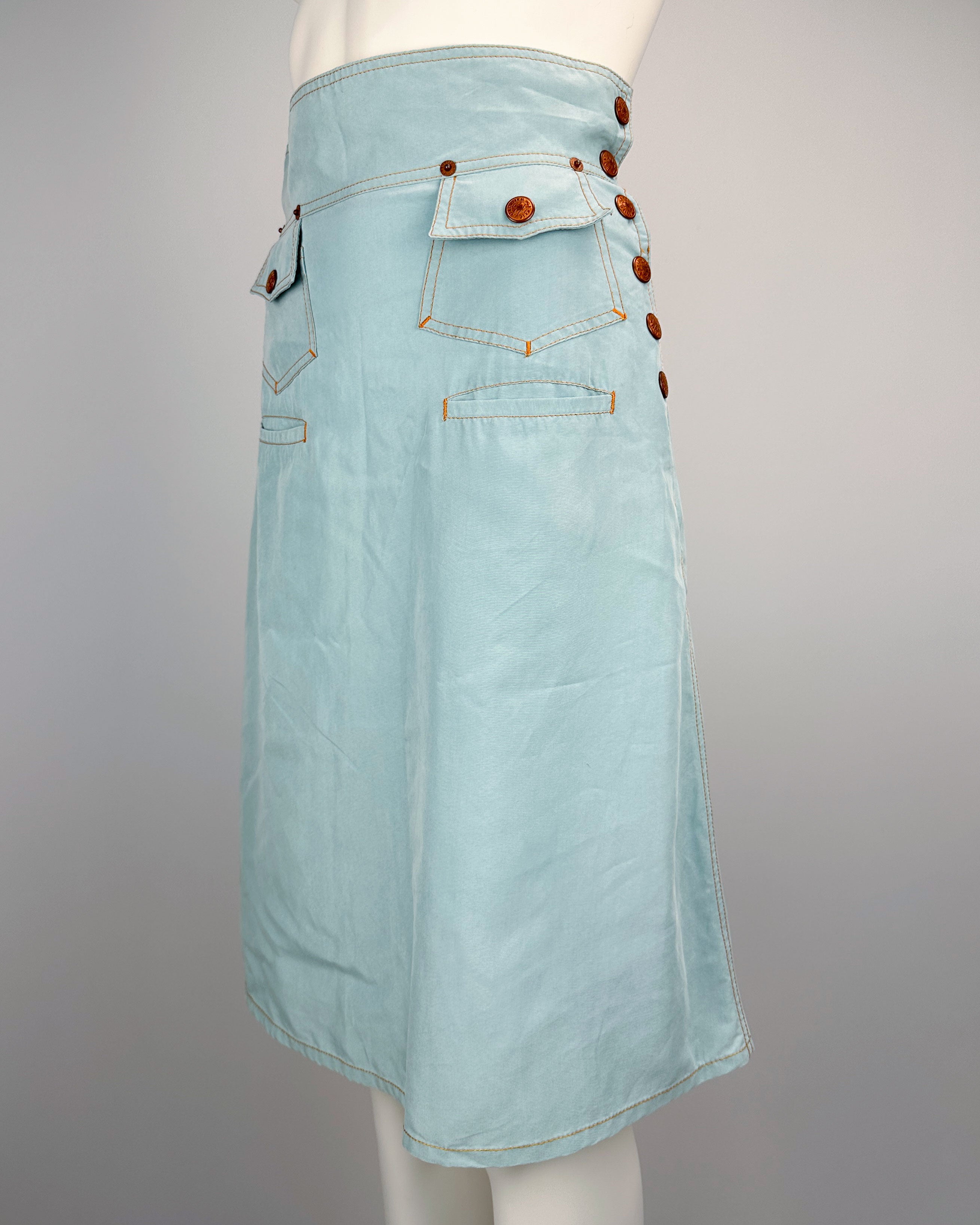 Jean paul shop gaultier vintage skirt