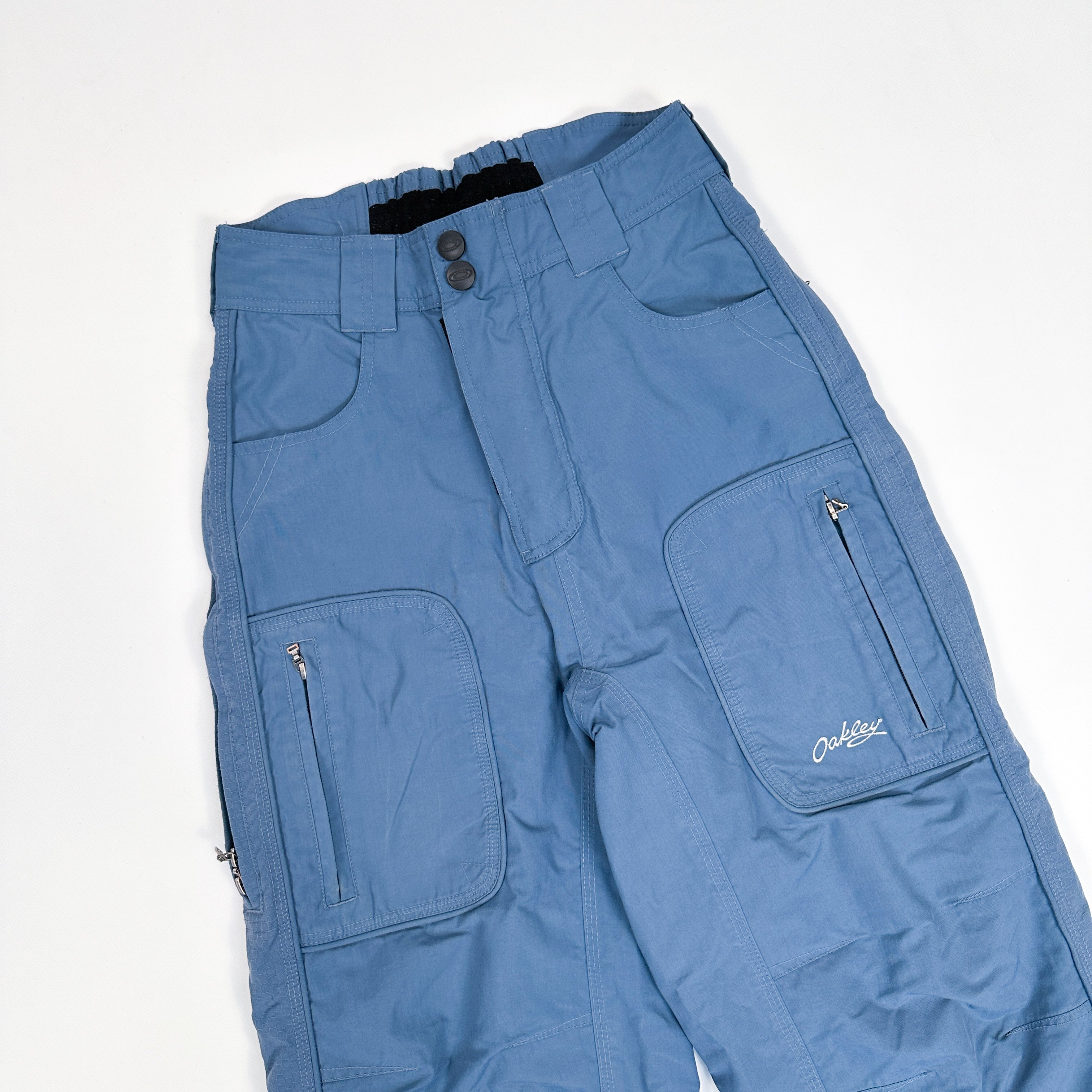 Oakley Software Royal Blue Snow Pants 2000's
