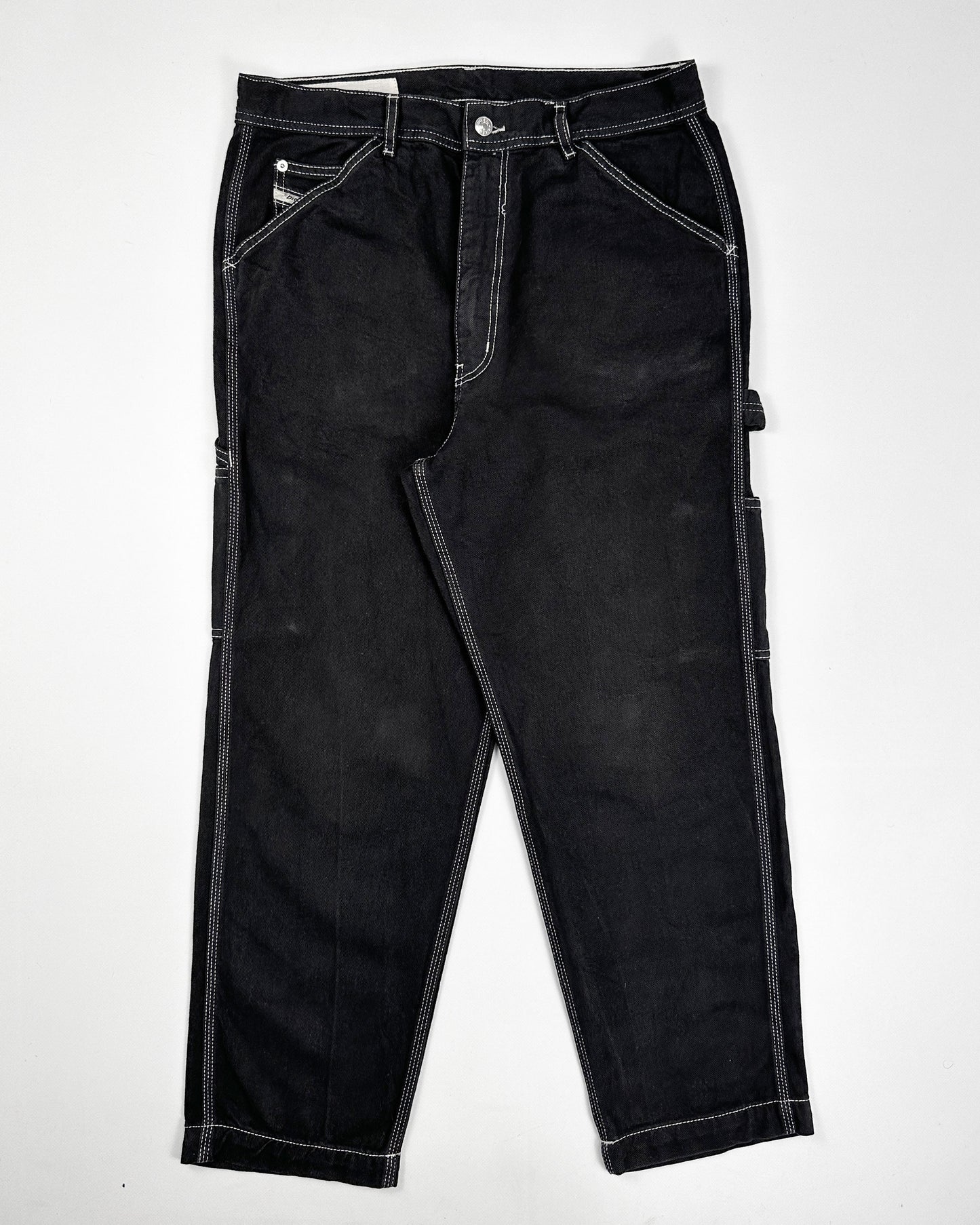 Diesel Black Carpenter Pants 2000's