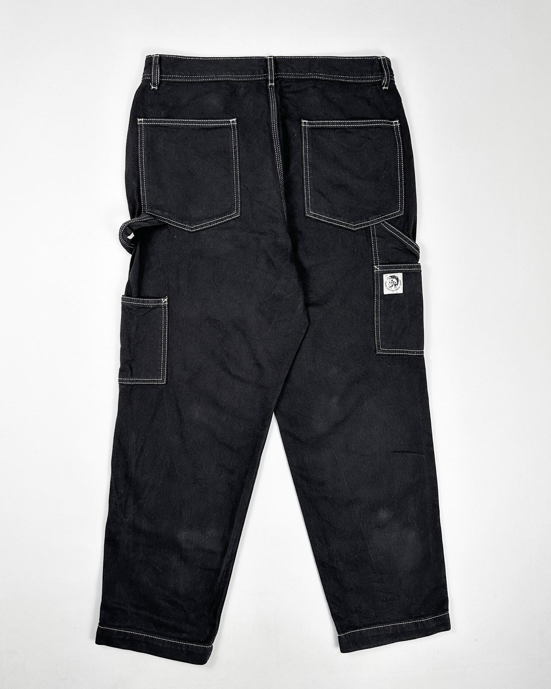 Diesel Black Carpenter Pants 2000's