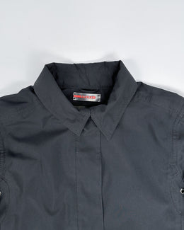 Prada x Gore Tex Black Trench Coat 2000's