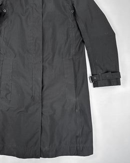 Prada x Gore Tex Black Trench Coat 2000's