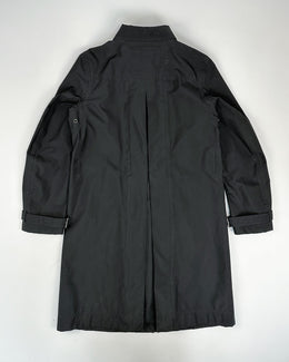 Prada x Gore Tex Black Trench Coat 2000's
