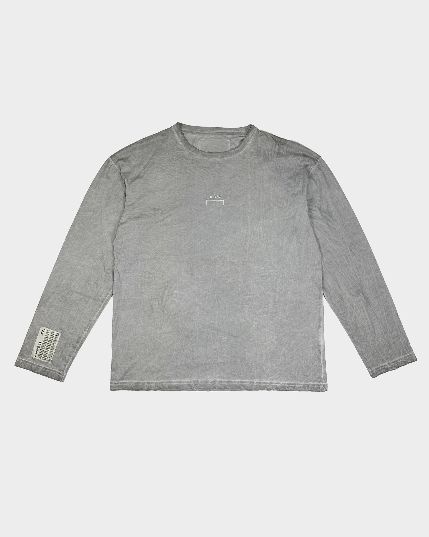 A-Cold-Wall Grey Faded Long-sleeve Sample Tee 2018