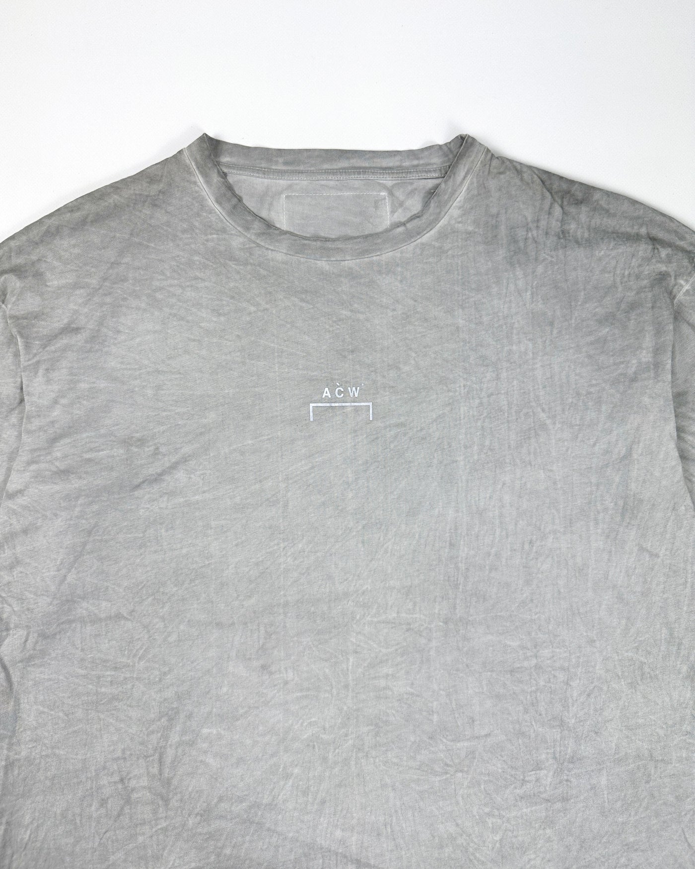 A-Cold-Wall Grey Faded Long-sleeve Sample Tee 2018