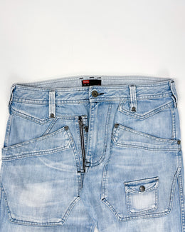 Diesel Cargo Light Denim Pants 2000's