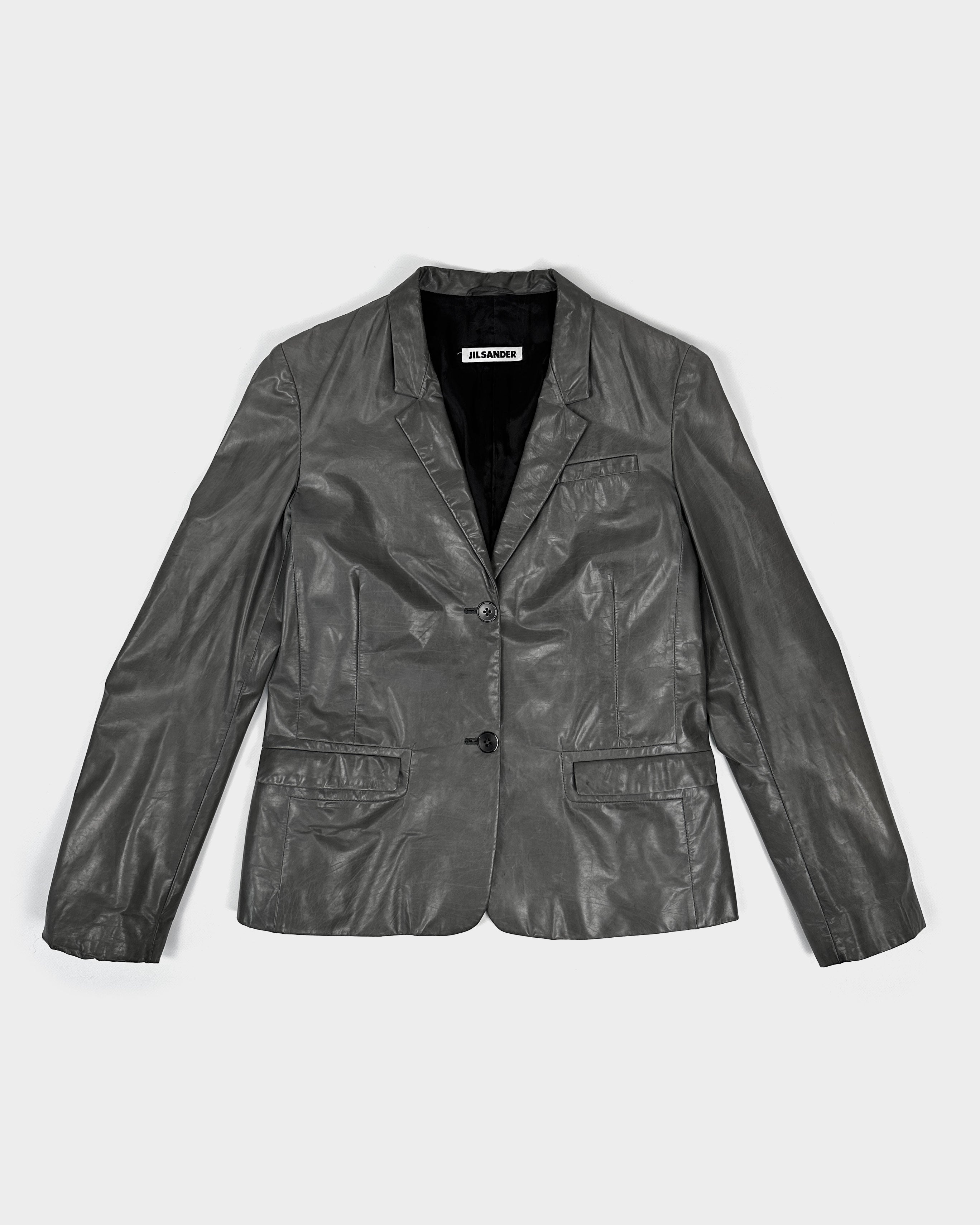 Jil Sander By Raf Simons Leather Jacket SS 2012 – Vintage TTS