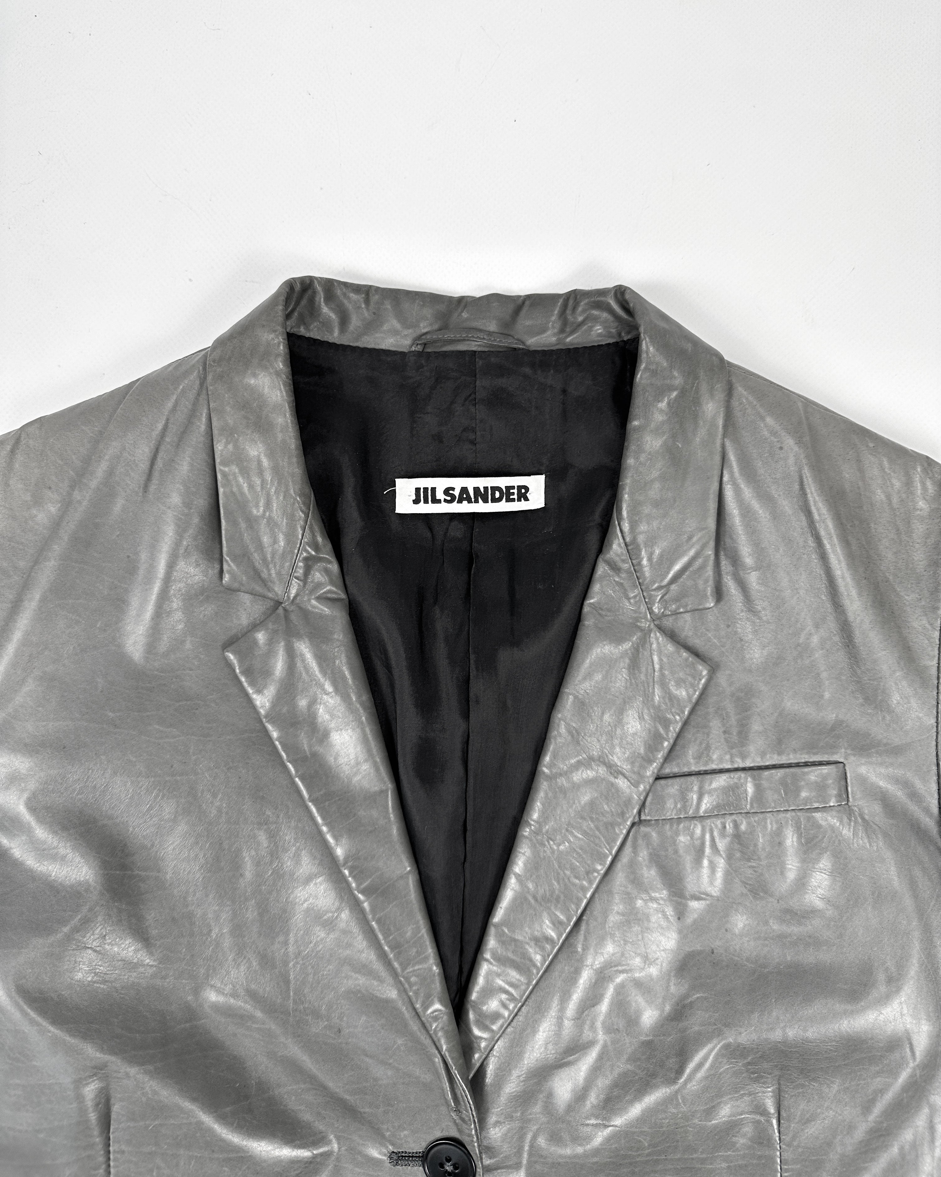 Jil Sander By Raf Simons Leather Jacket SS 2012 – Vintage TTS