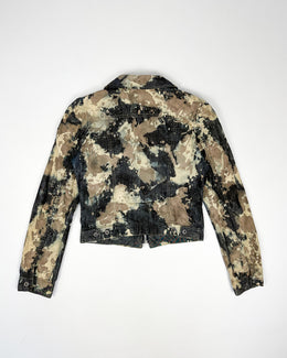 Diesel Splashed Denim Jacket 1990's