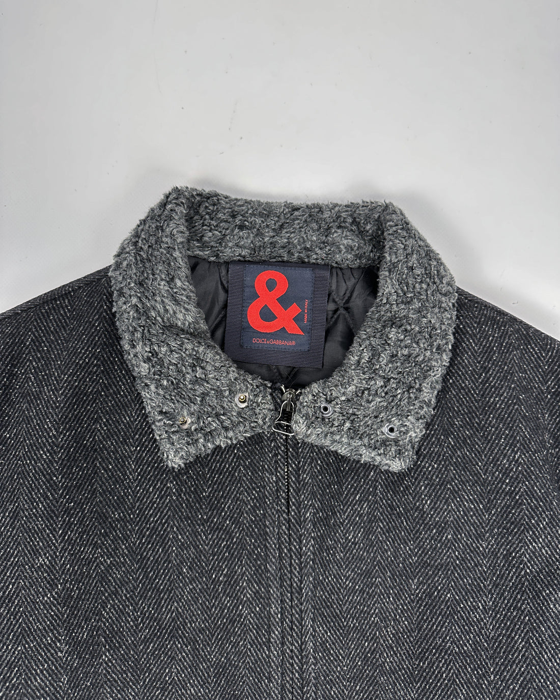 Dolce & Gabbana Wool Grey Jacket 2000's