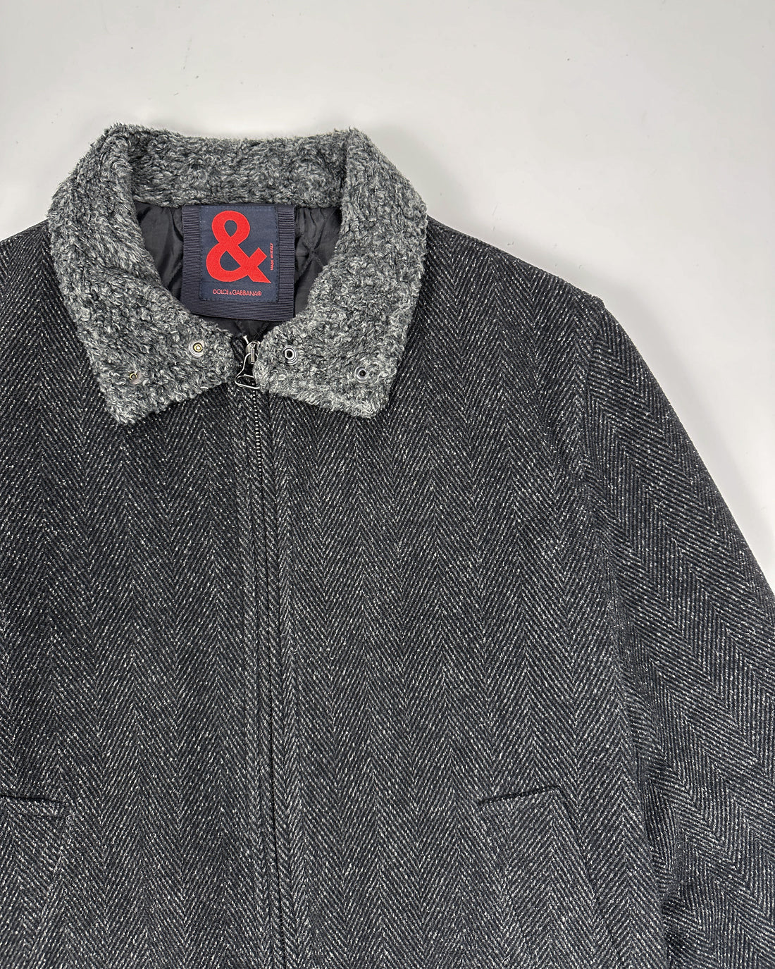 Dolce & Gabbana Wool Grey Jacket 2000's