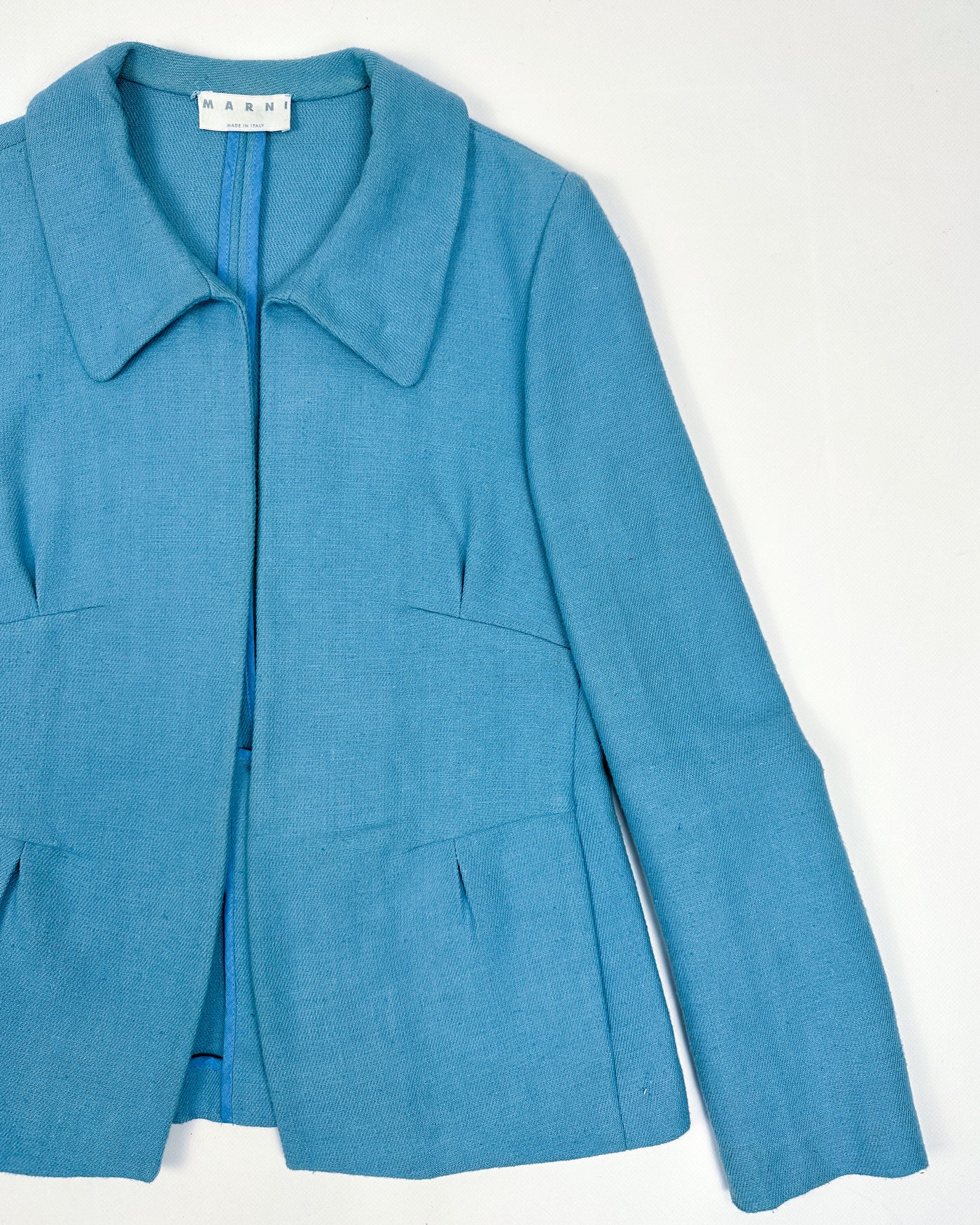 Marni Clear Blue Light Jacket 1990's