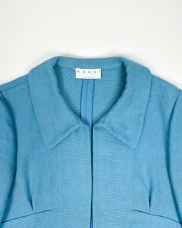 Marni Clear Blue Light Jacket 1990's
