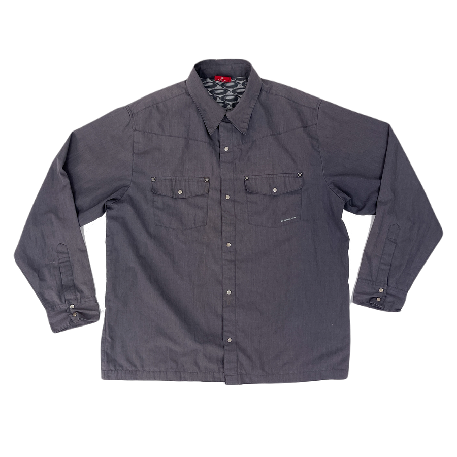 Oakley Red-core Skull Shirt 90s