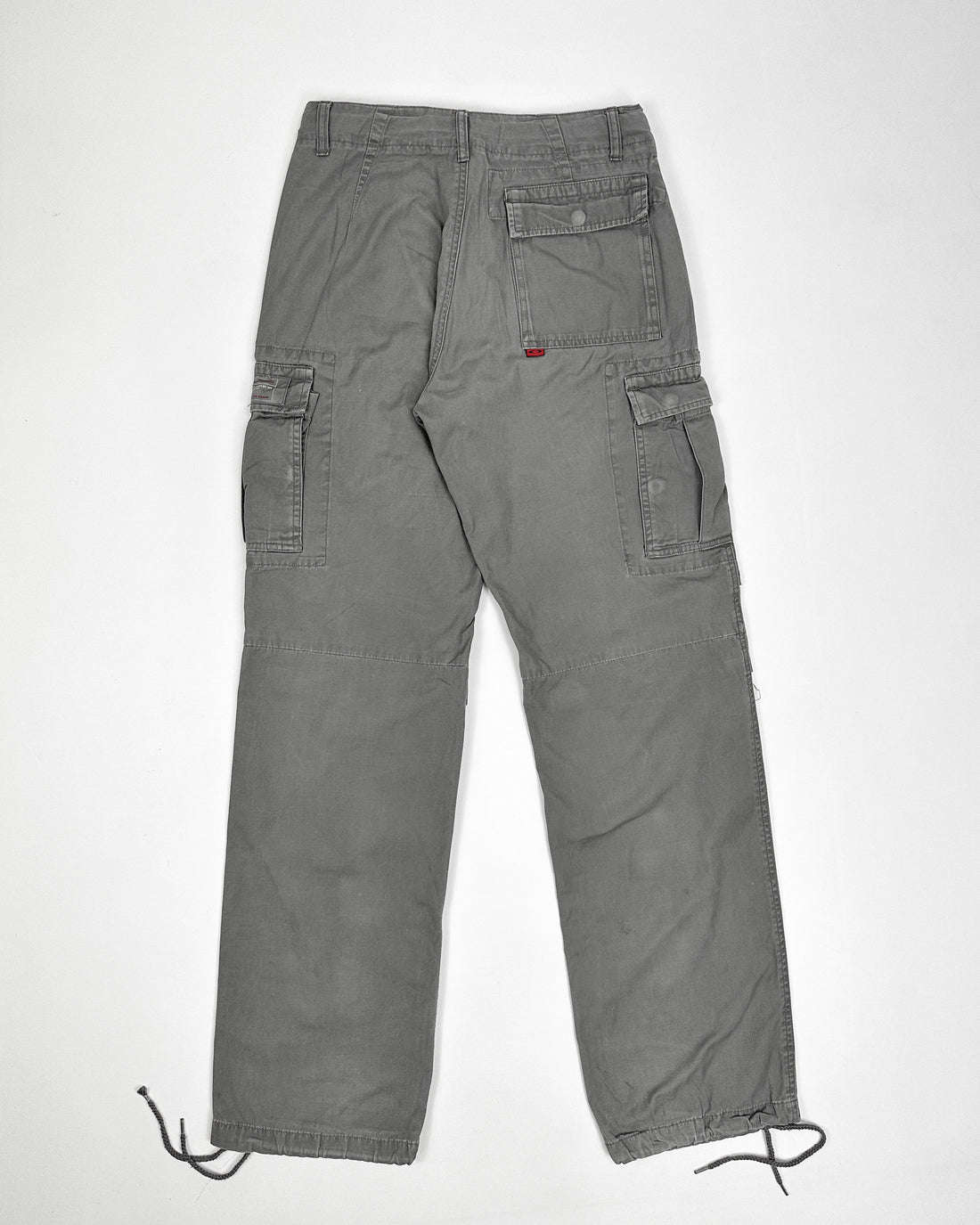 Oakley Red Core Grey Cargo Pants 2000's