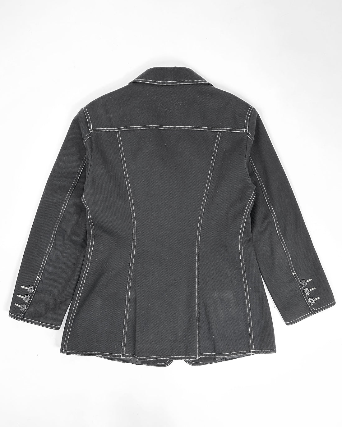 Moschino Dark Denim Straight Jacket 1990's