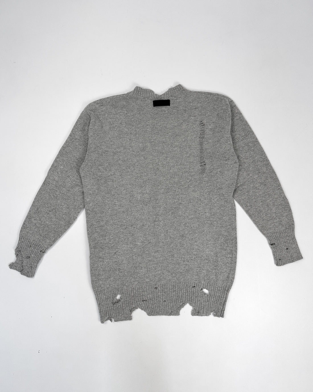 Diesel Distressed Grey Knit 2000's