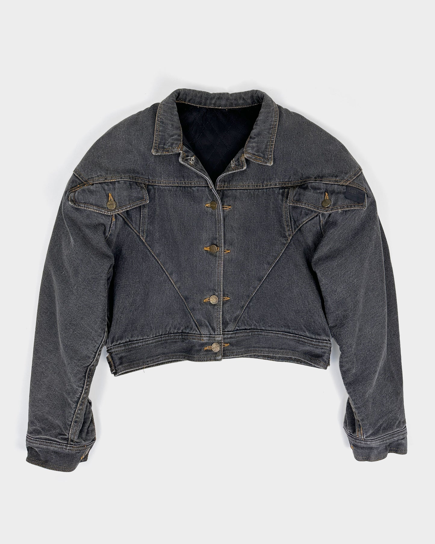 Marithé Francois Girbaud Denim Cropped Jacket 1990's