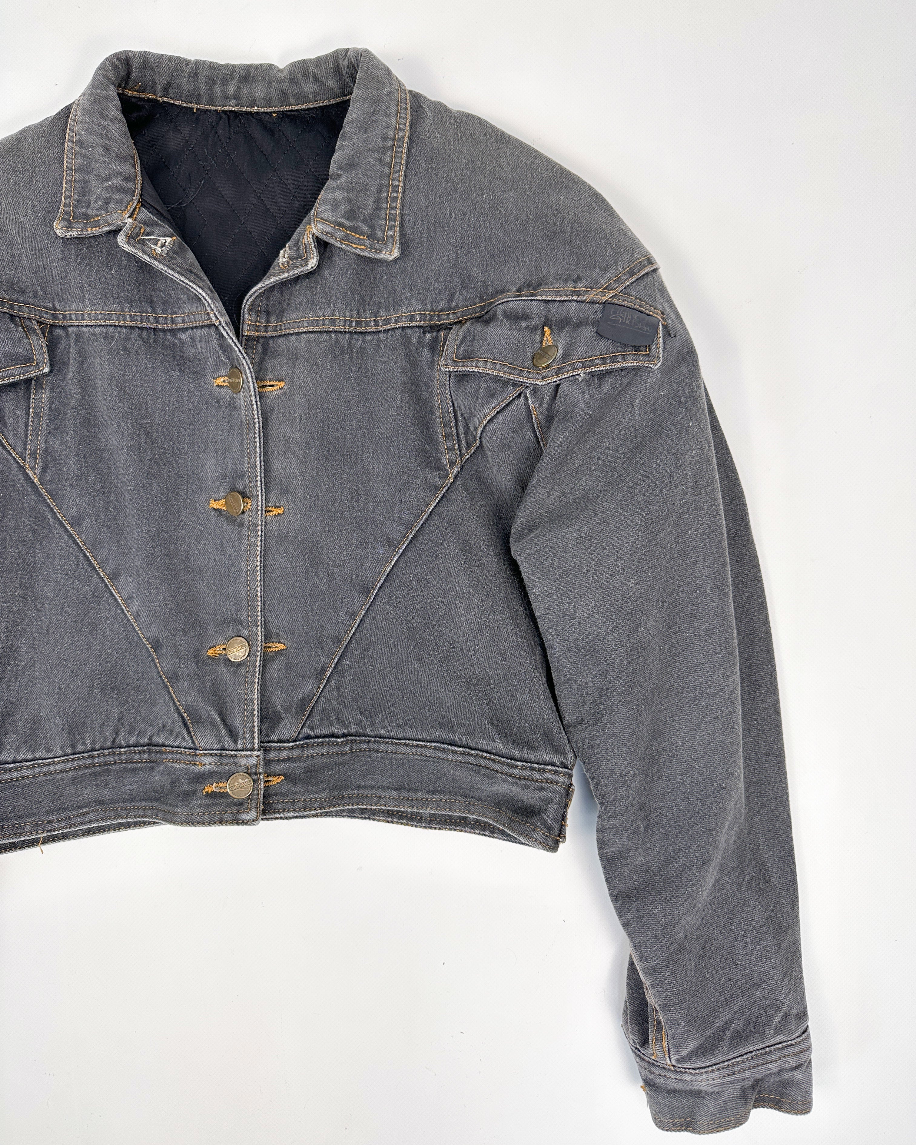 Marithé Francois Girbaud Denim Cropped Jacket 1990's – Vintage TTS