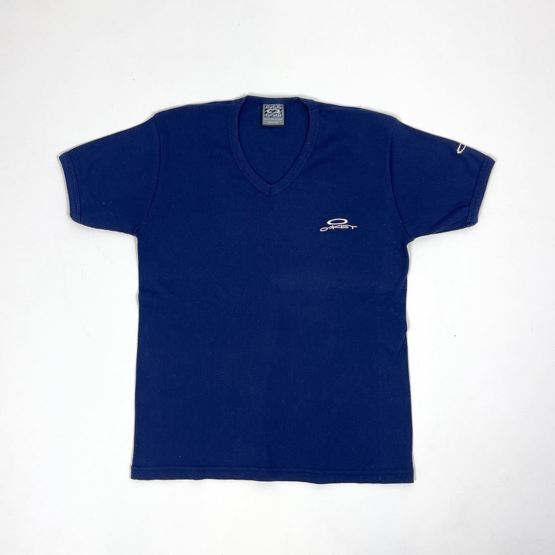 Oakley Software Blue Short Sleeve Shirt 1990's
