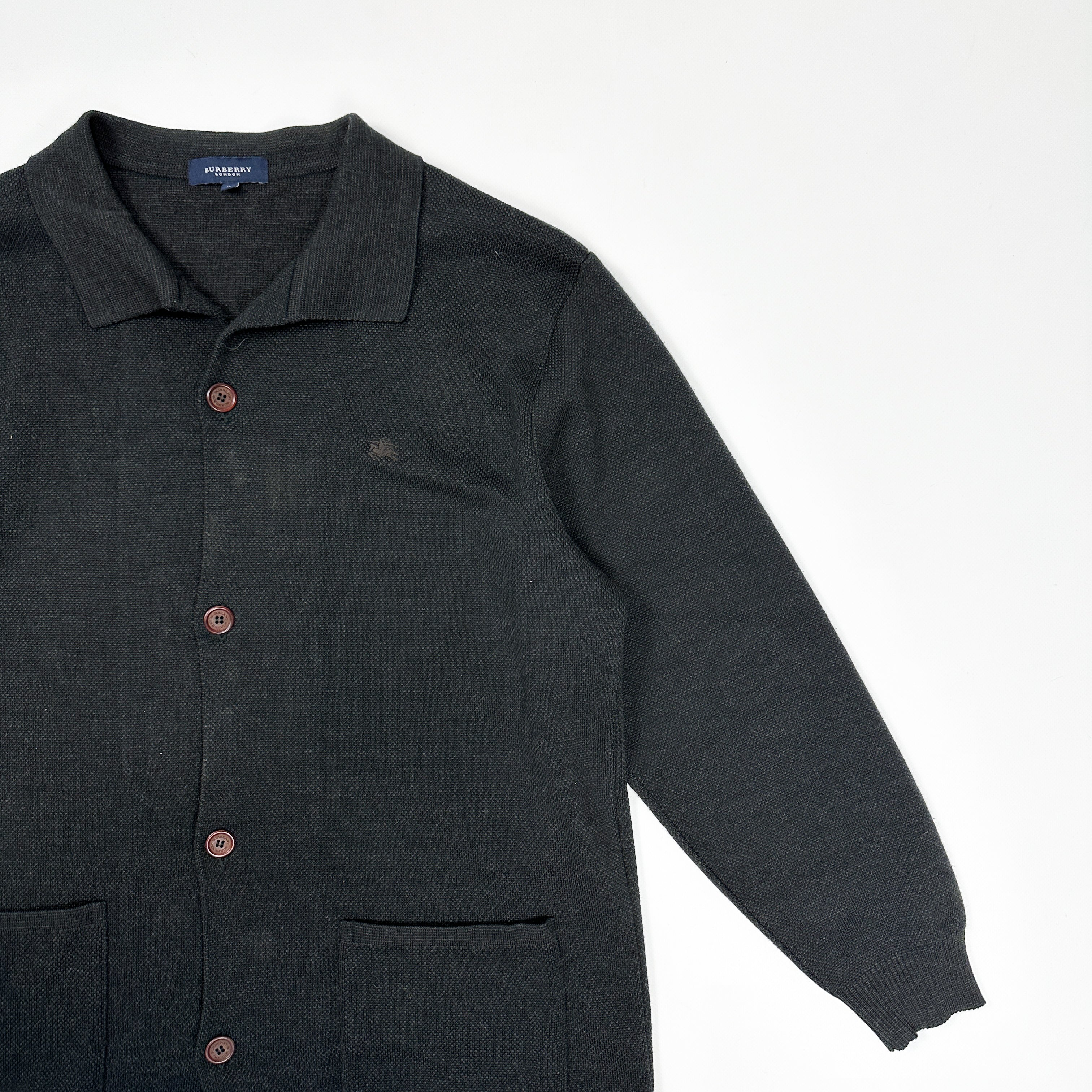 Burberry Wool Buttoned Up Cardigan 1990's – Vintage TTS