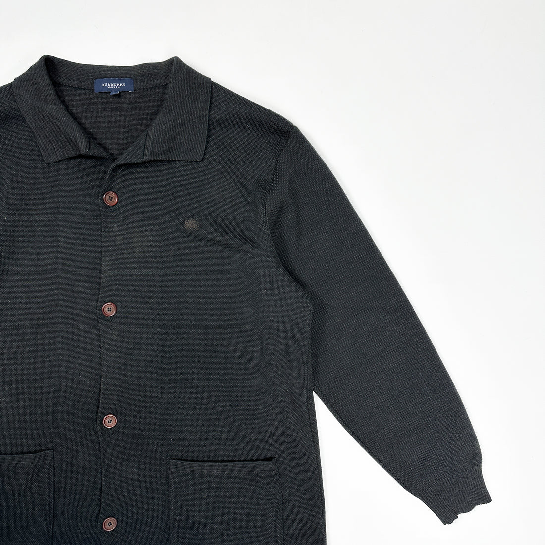 Burberry Wool Buttoned Up Cardigan 1990's