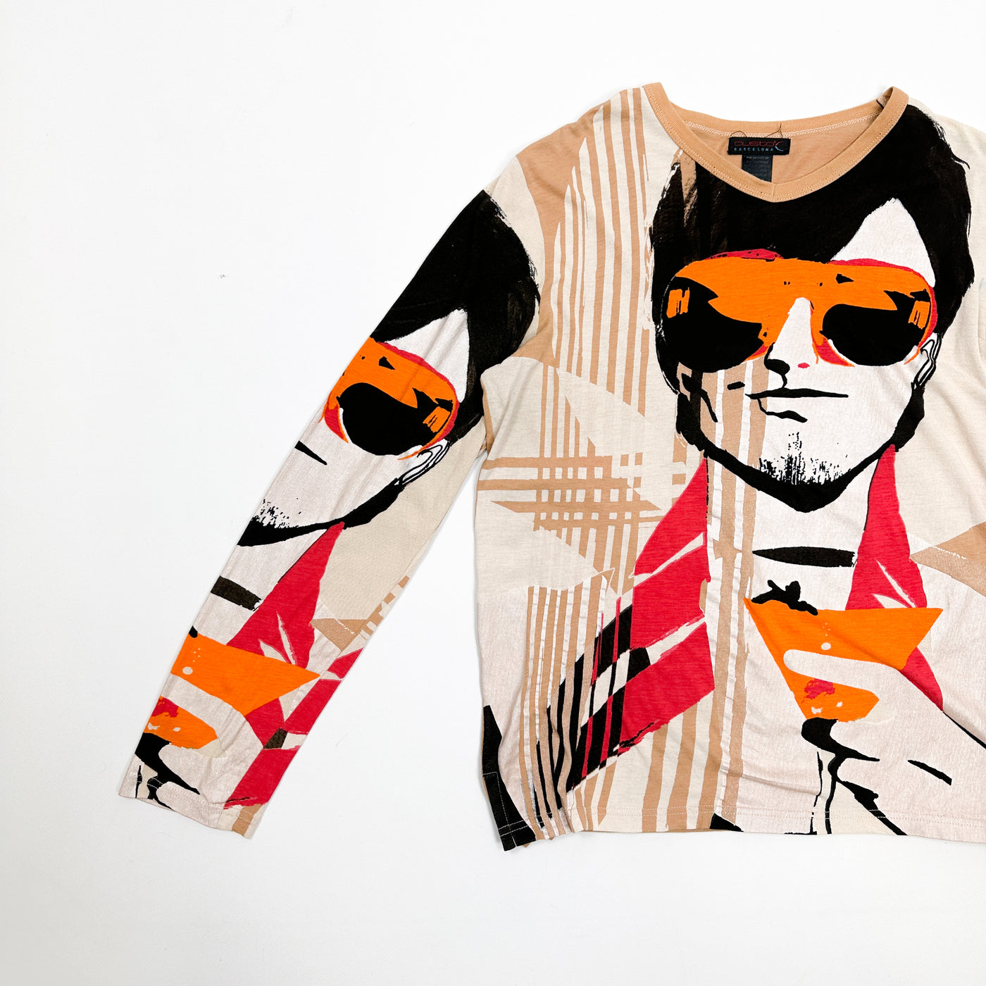 Custo Barcelona Pop Print Top 1990's